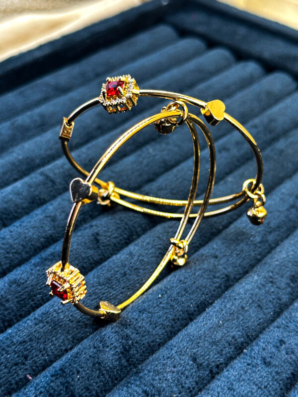 Colored Stone Bangles