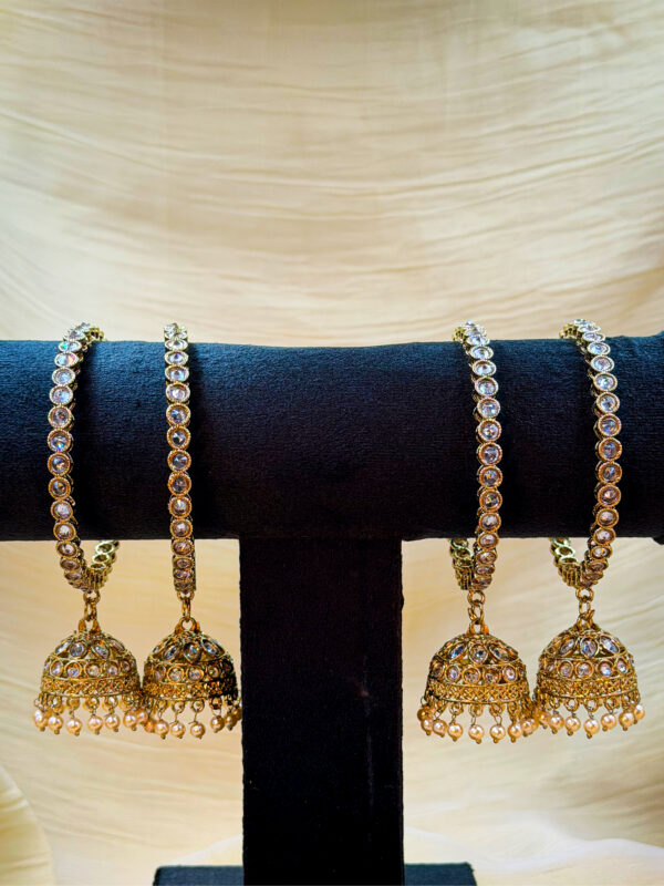 4 Jhumka bangles