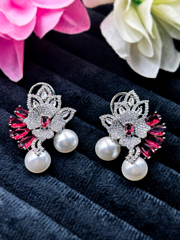Pearl embedded studs