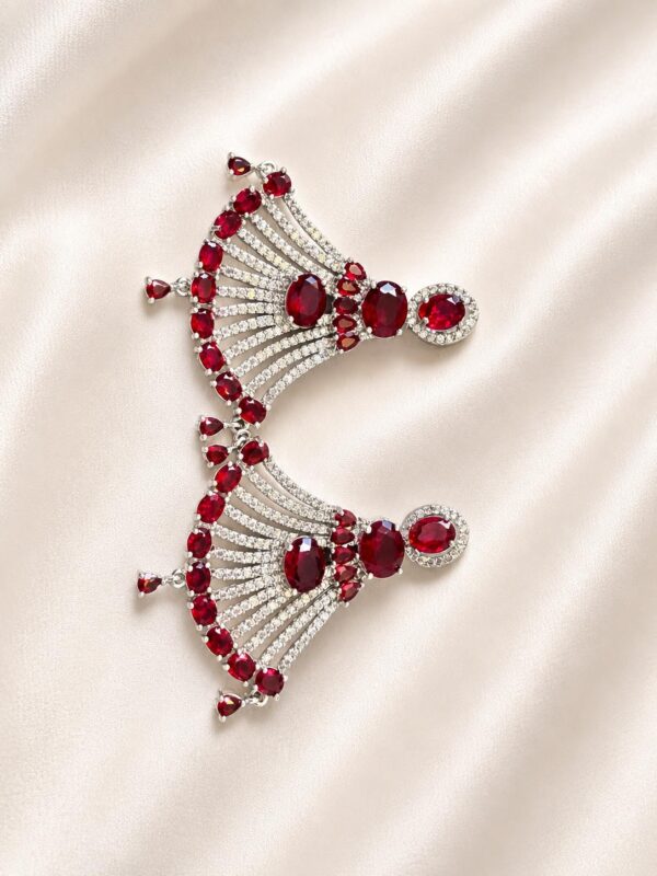 Red Ad Earrings