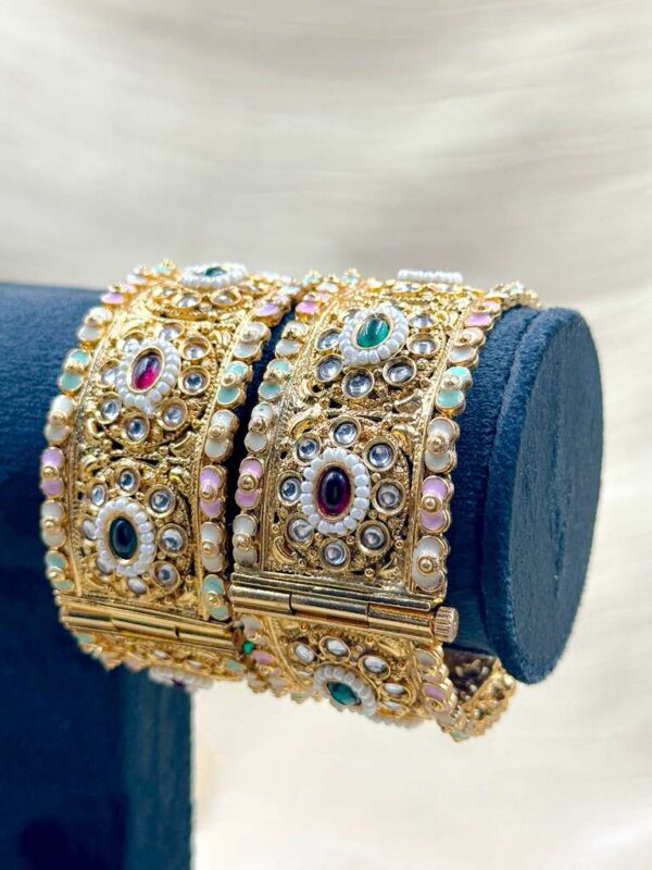 Polka kundan kadas- Set of 2-BA0053